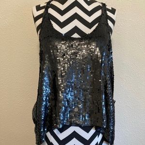 JOE’S black sequin top, Medium, NEW!!!